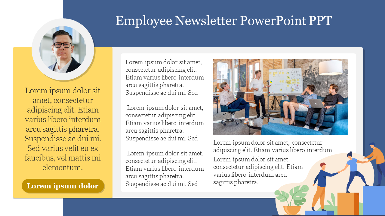 Portfolio Employee Newsletter PowerPoint PPT